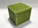 Плетеный квадратный короб-1