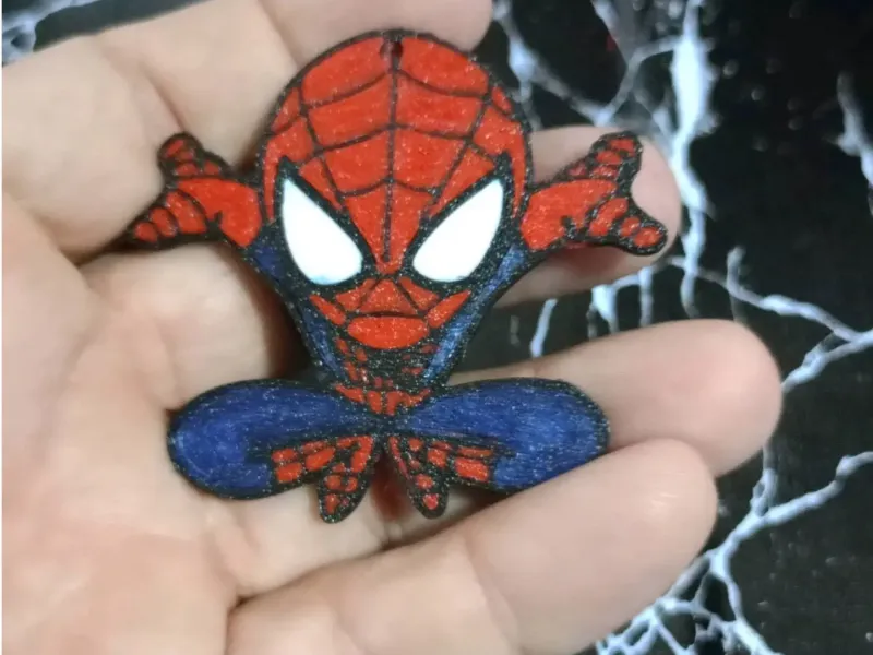 Spider man keychain