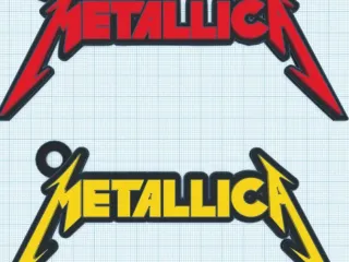 Metallica Logo Keychain