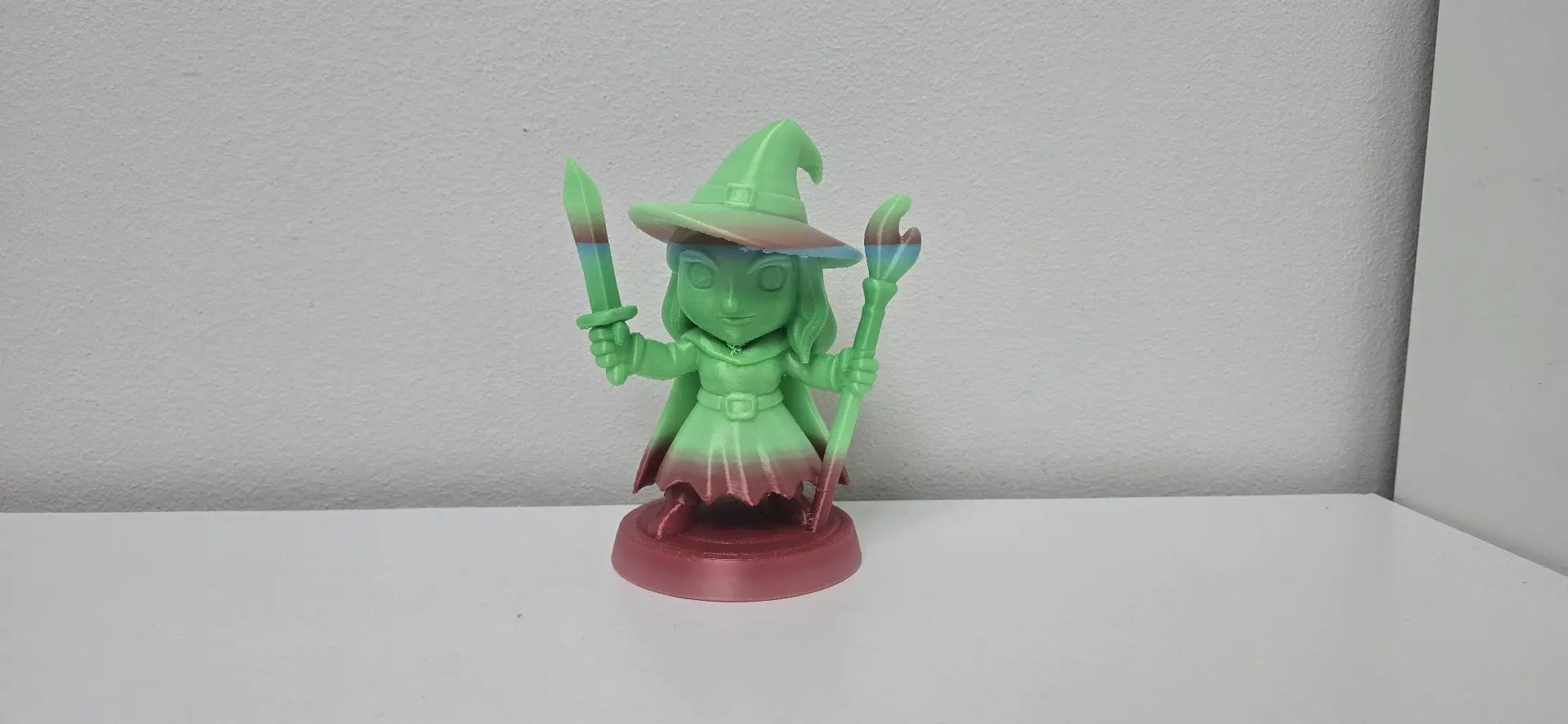 Halloween Witch Warrior Figurine