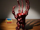 Gothic Skeleton Hand Votive Stand - Spooky LED Candle Holder-4