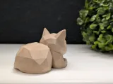 Low Poly Sleeping Cat-4