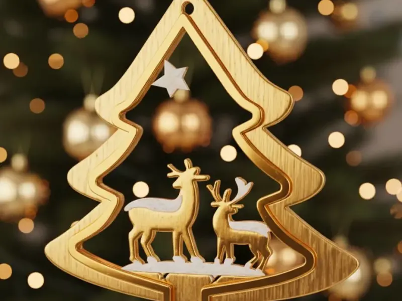 Christmas tree pendant 1