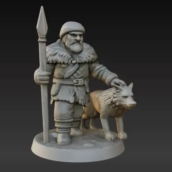 3D Printer Files 3MF File J ger Mit Hund Tabletop Creality Cloud 3d-printer-files-3mf-file-j-ger-mit-hund-tabletop-creality-cloud