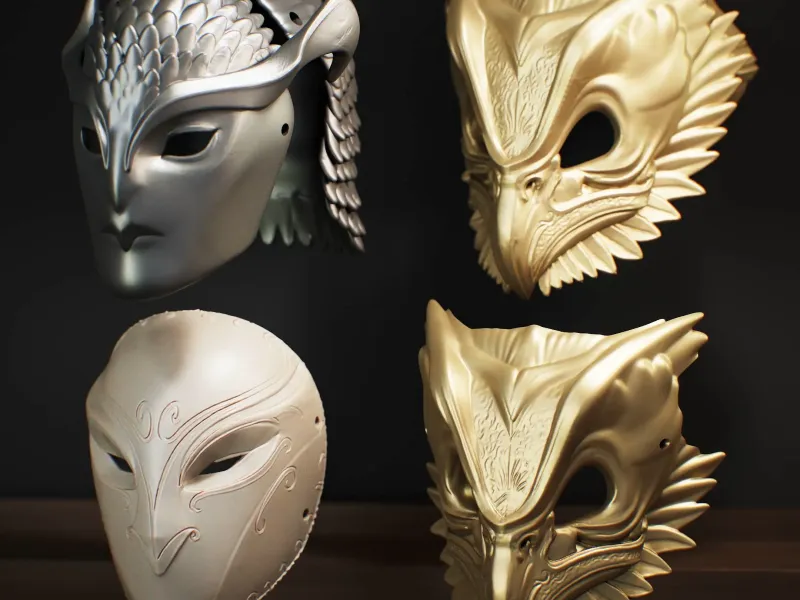 Mega Pack de Gotham Knights Owls x 4 Máscaras y Cascos