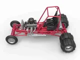 Diecast old school water pumper buggy Version 1 Scale 1:25-5
