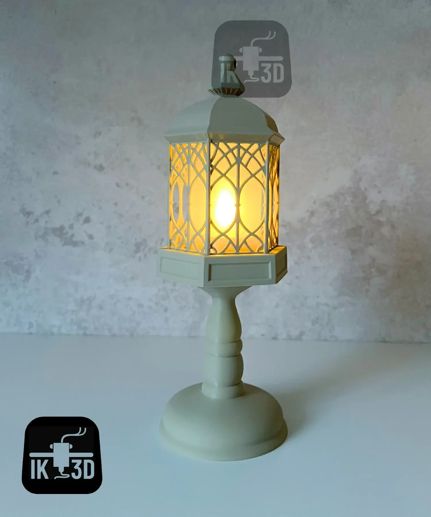 Vintage Lantern Candle Holder Set / No Supports