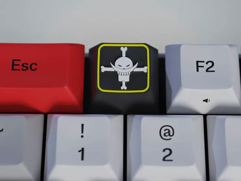 White Beard Pirate Logo Keycap – (XDA/DSA Compatible)
