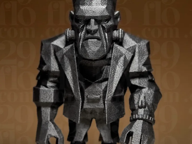 Geometric Frankenstein Figurine