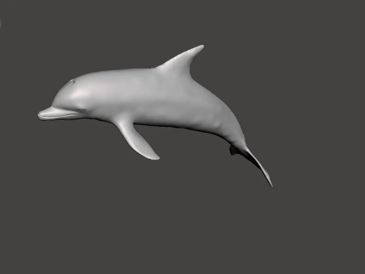 ДЕЛЬФИН 3D МОДЕЛЬ