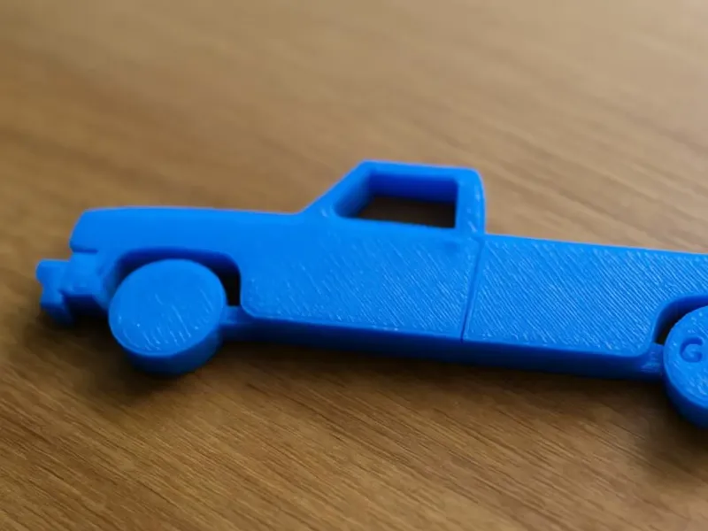 Square body GMC Keychain
