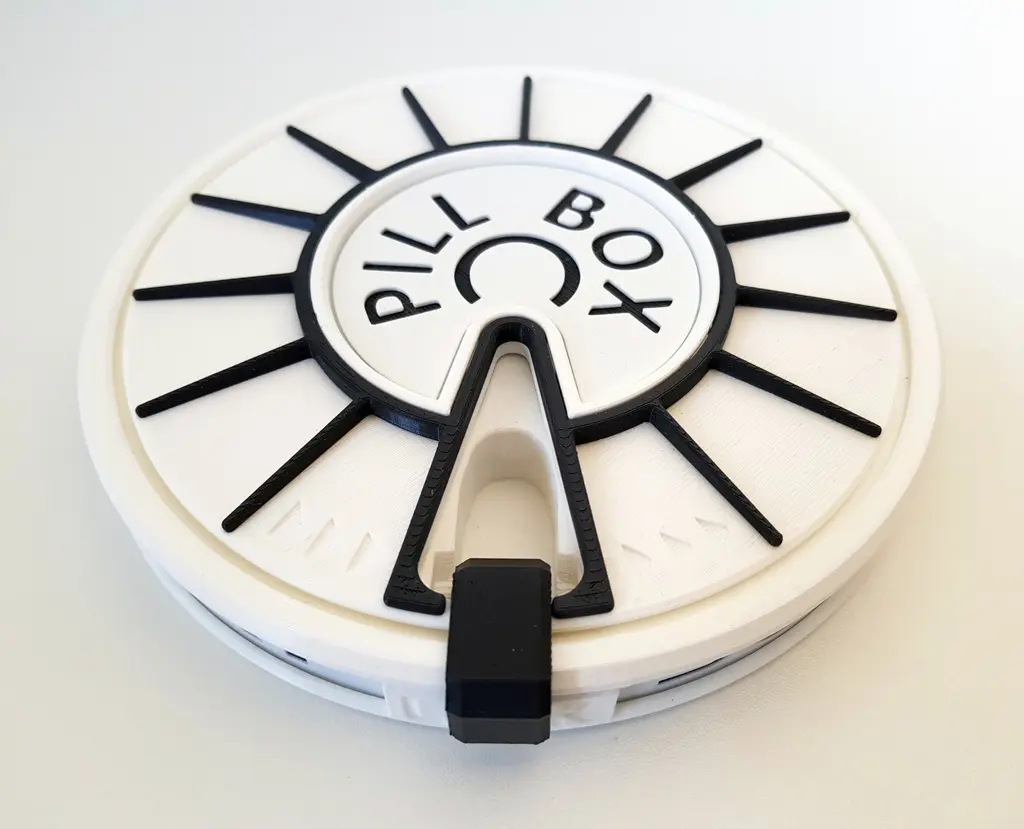 Pill Box with AM PM Apertures V4 - It's More Personal!