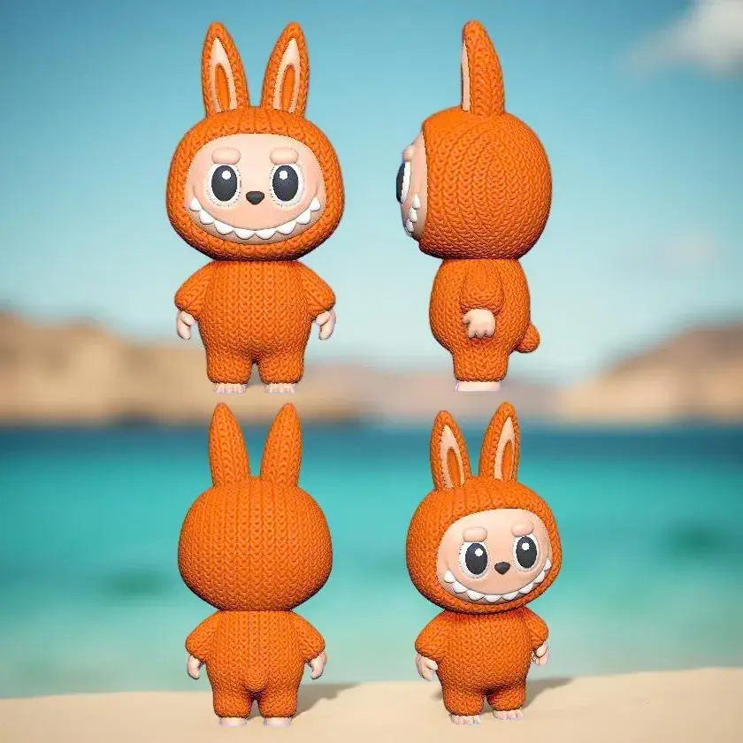 Labubu - Knitted - Crochet - Multipart