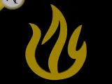 Simple Flame Symbol - 2D Art-0