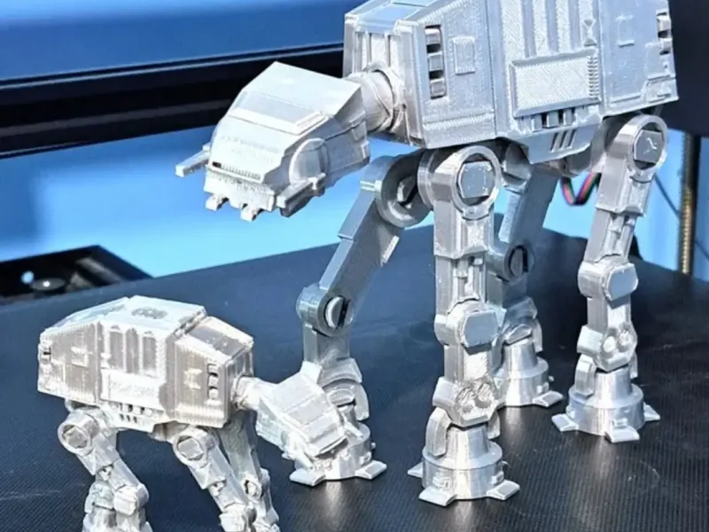 AT-AT Bausatzkarte Einzelteile / AT-AT Bausatzkarte Einzelteile