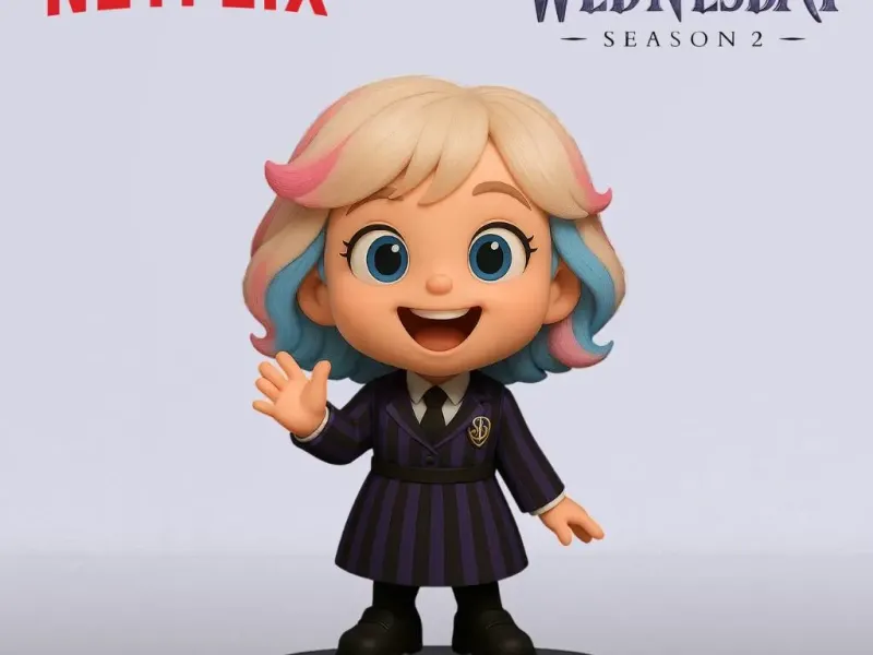 Enid Chibi - Wednesday season 2