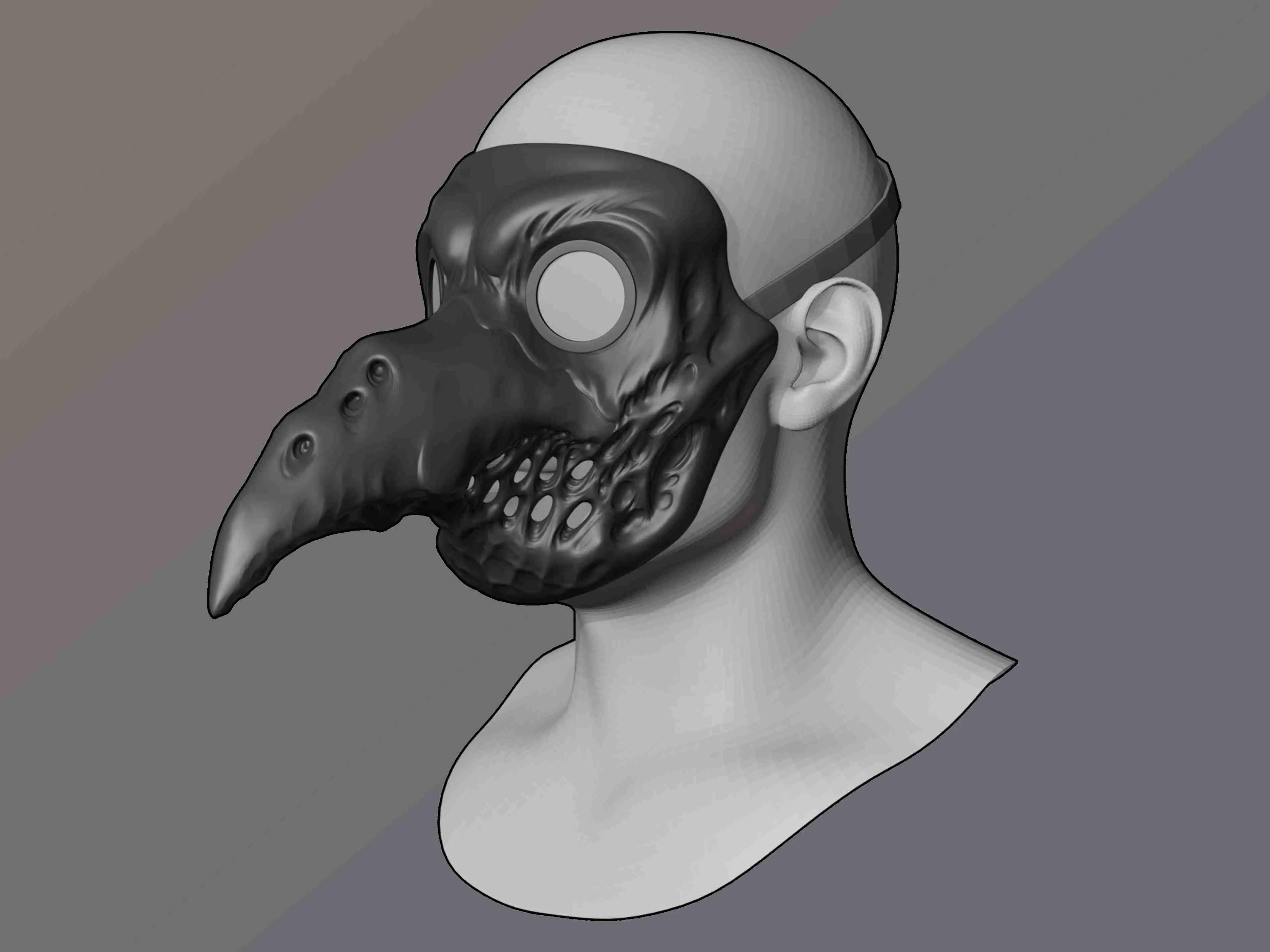 Maschera da medico della peste originale cosplay