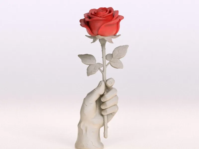 A Bouquet for You Sculpture Creative Model Ornament