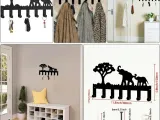 Decorative Elephant Shaped, Safari Keychain Organizer - 003-2