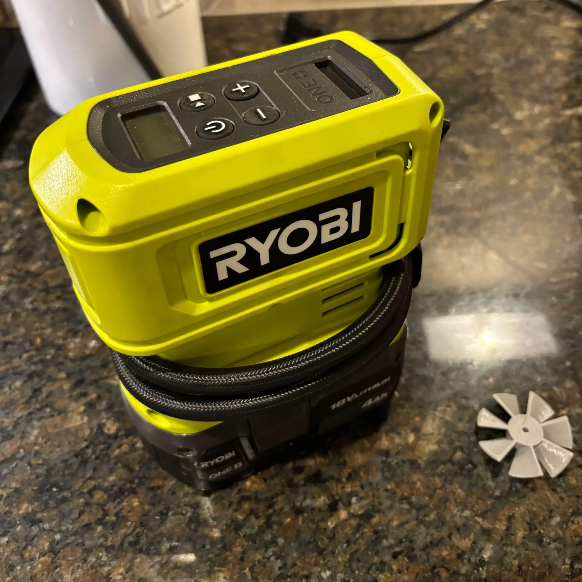 Ryobi air pump cooling fan replacement