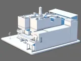 Stylized Industrial Building Low Poly Miniature Architecture-2
