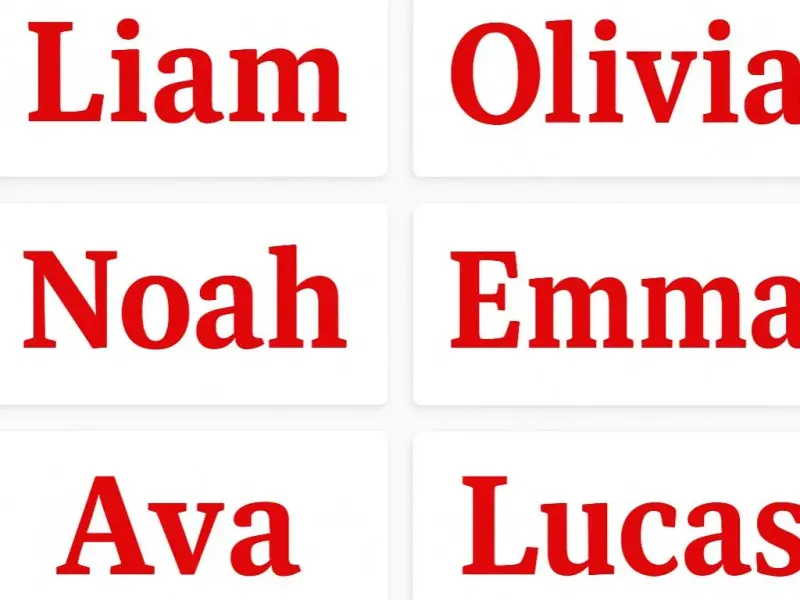 popular names
