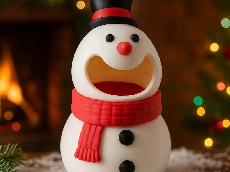 Snowman Candy Holder – Cute Christmas Treat Box