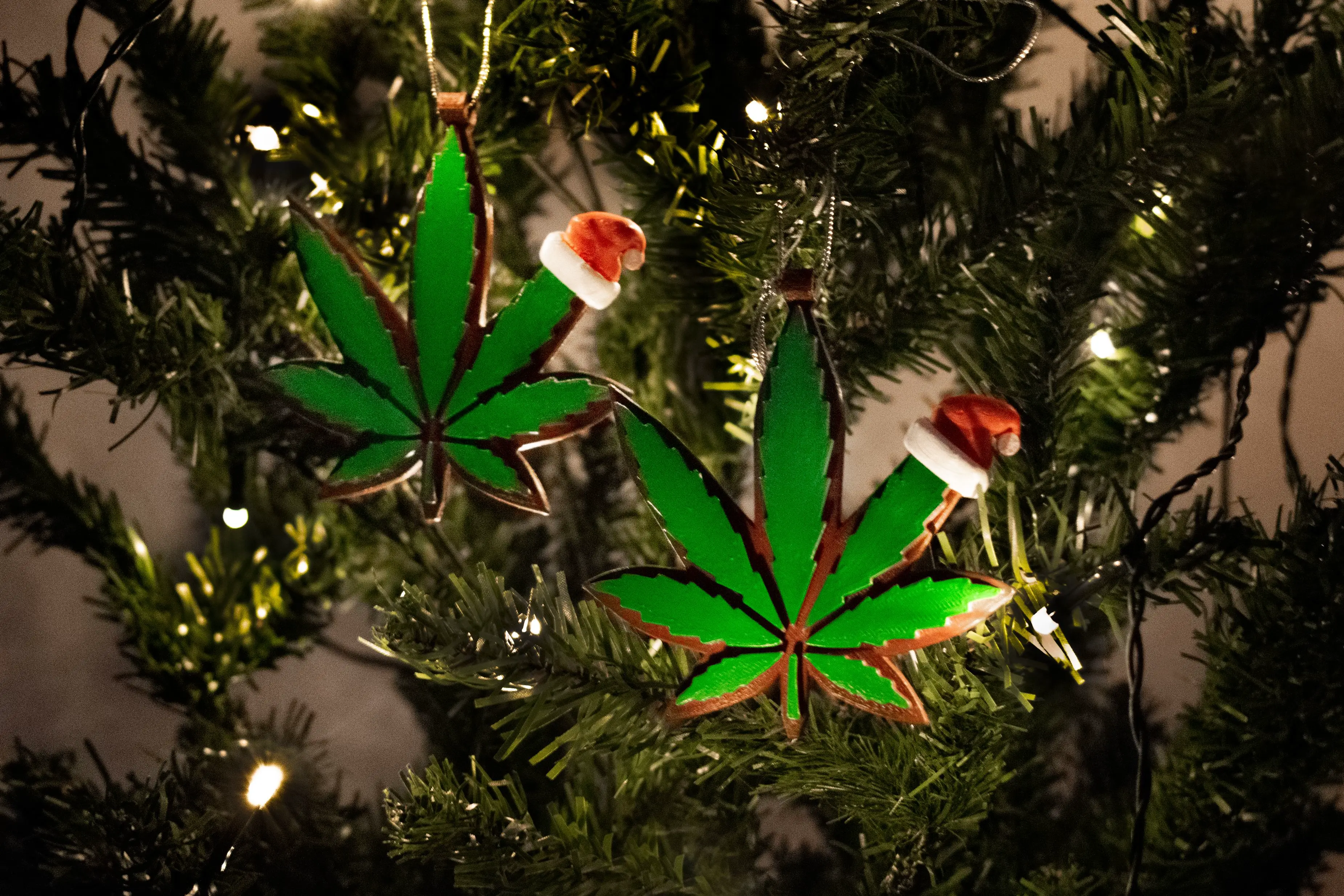 Marijuana Christmas Tree Ornament | 3D models download | Creality Cloud