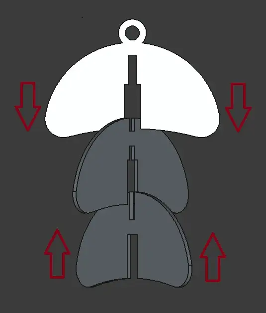 Jellyfish 3D puzzle figure version 2