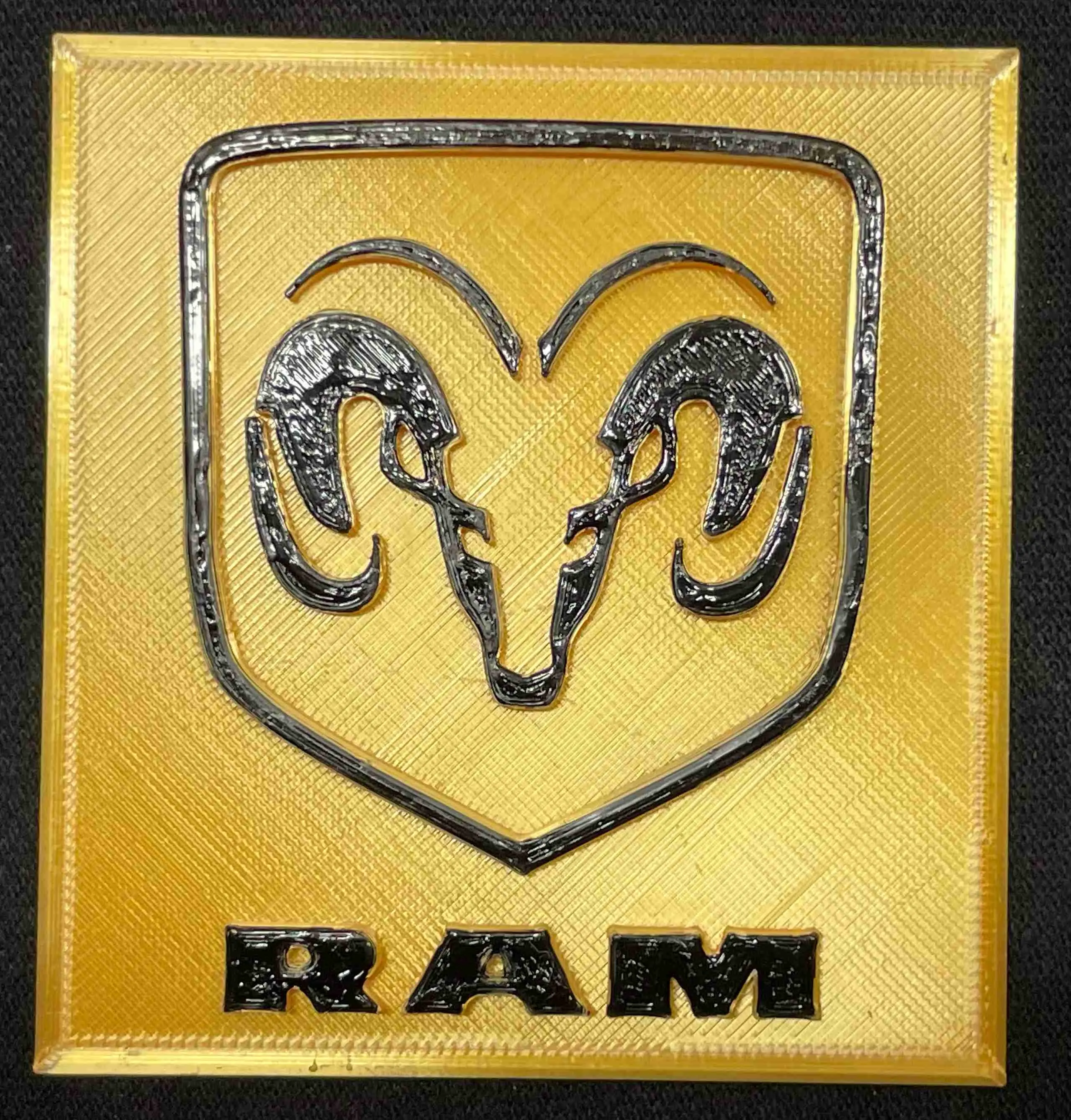 Dodge RAM Logo Plate