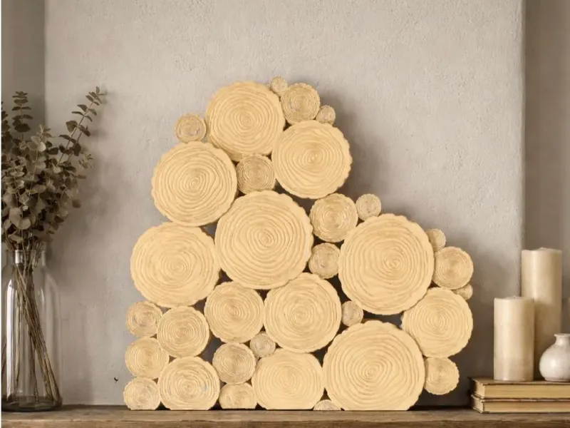Cuore in legno rustico