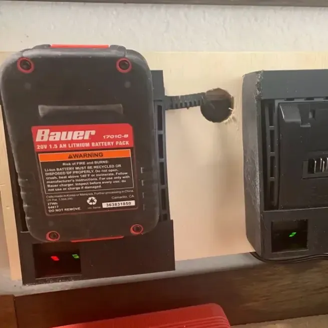 Harbor Freight Bauer 20V Battery Charger Wall Moun
