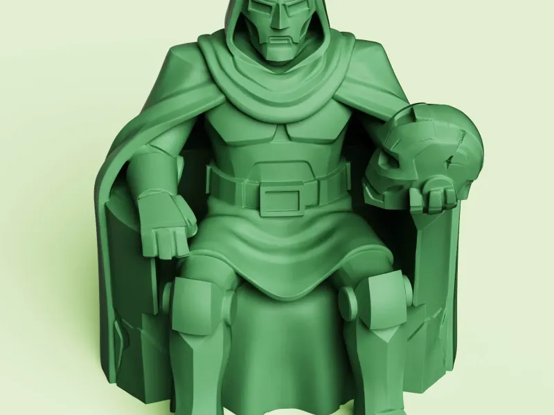 Doctor Doom on Throne | Marvel Villain Statue