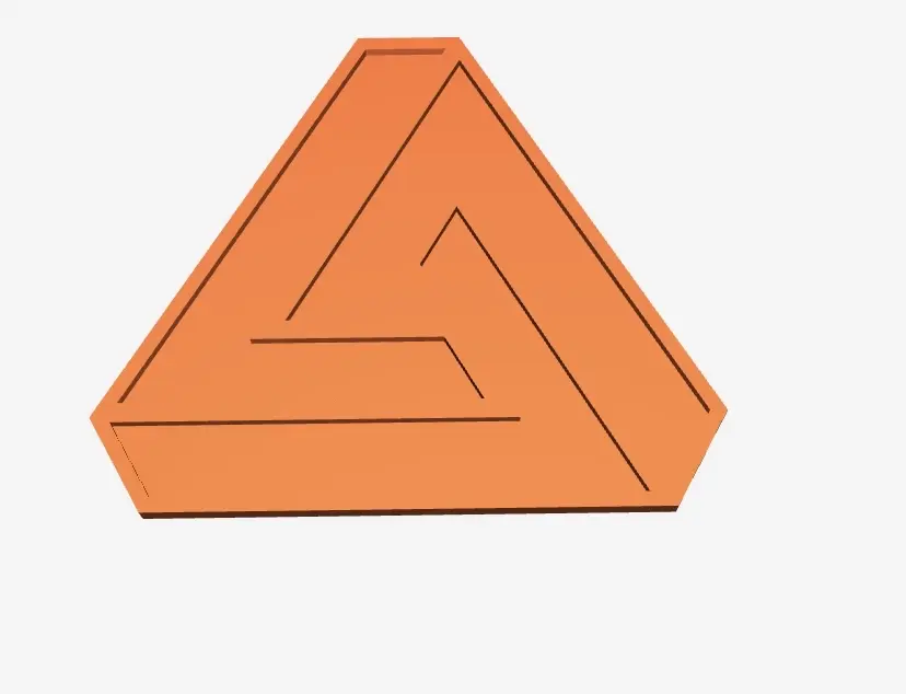 Illusion Dreieck Penrose