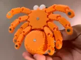 CROCHET SPIDER FLEXI - ARTICULATED - STL & 3MF MULTICOLOR-4