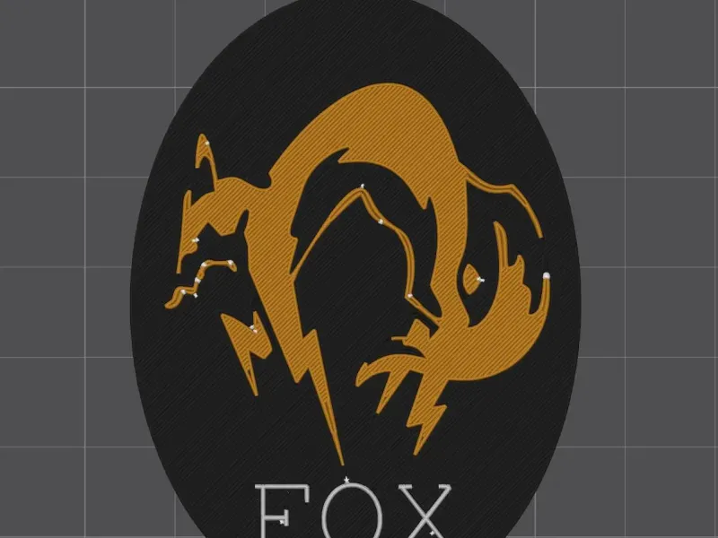 FOX MGS Keychain