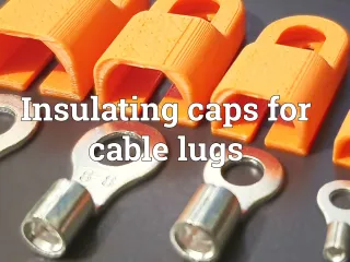 Insulating caps for cable lugs
