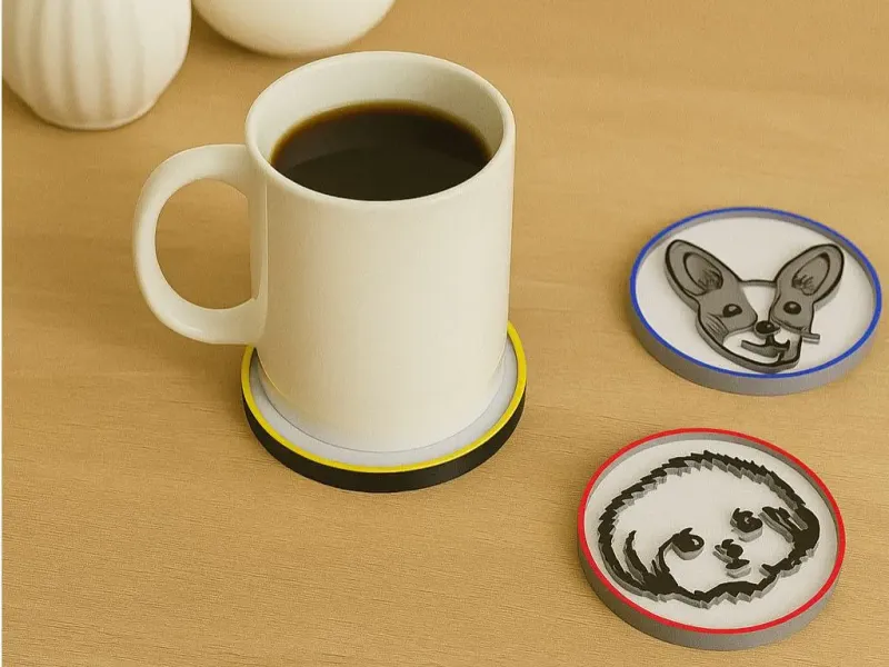 Mug pads - Puppies MOKA