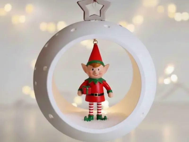 CHRISTMAS BALL ELF