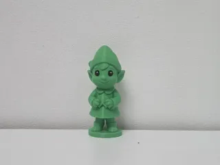 Simple Standing Elf with Hat Christmas Figurine