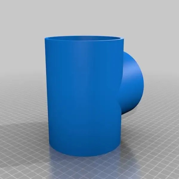 100mm Tee fan duct