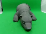 Articulated Flexi-Bear 3D Print in Place Model-1