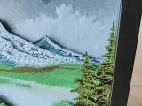 Bob Ross Painting Shadow Box-4