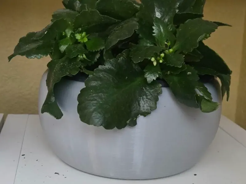 Vaso grande à prova d'água, 25 cm de diâmetro, 12 cm de altura