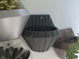 Hexagonal Wall Planter V2 no support-0