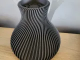 Modern Twist Vase. Artificial Flowers, Brick/Block Creations-0