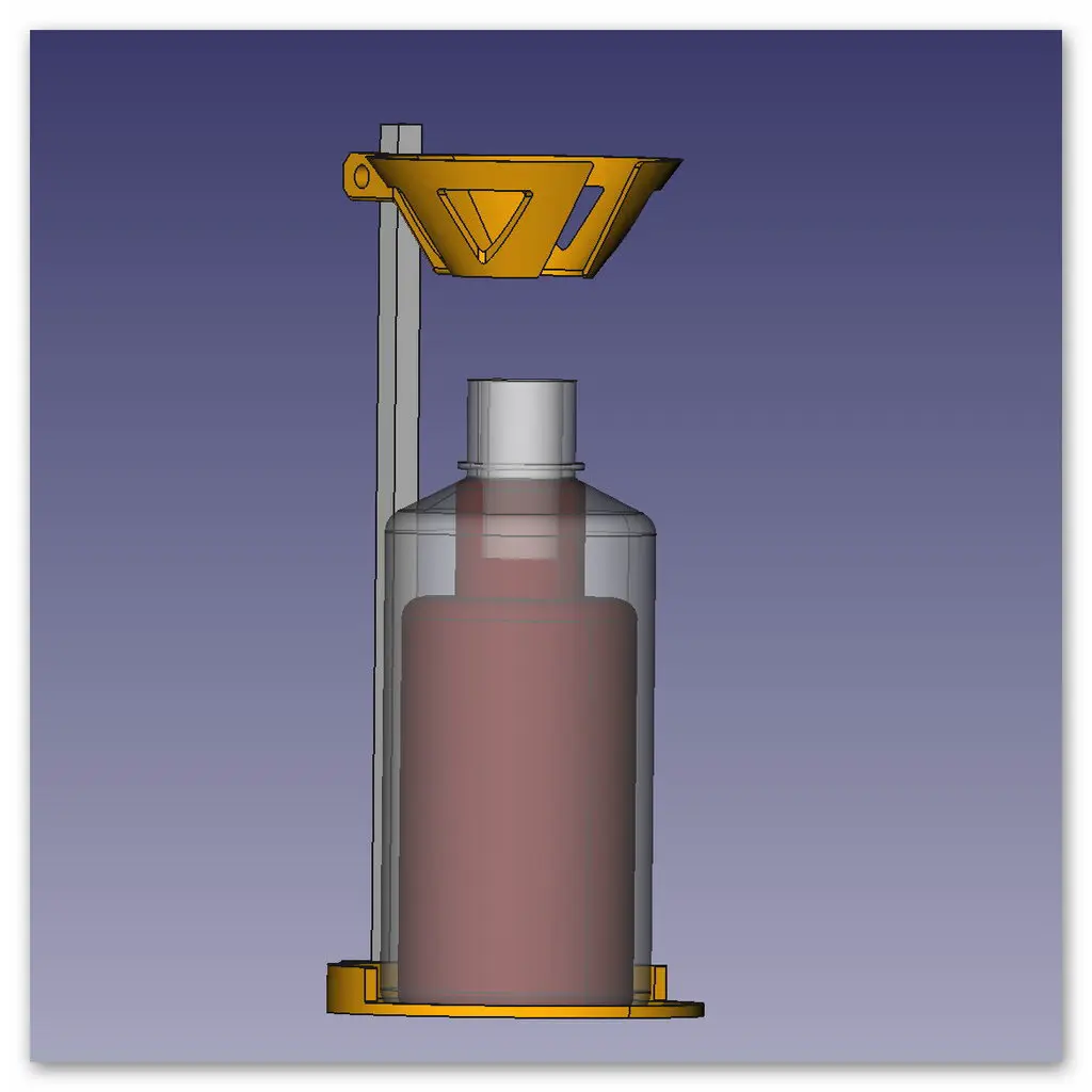 Universal uv resin strainer filtration station (funnel with 