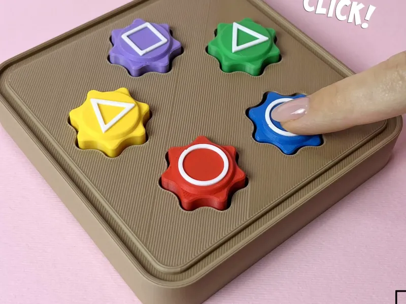 Squid Game Gonggi Catching Toy, Clicker Game Base