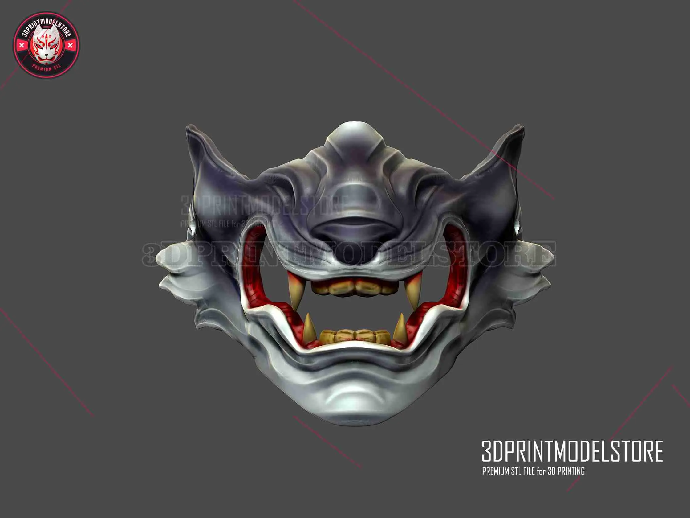 Wolf of Tsushima Mask - Japanese Oni Samurai Ghost Mask