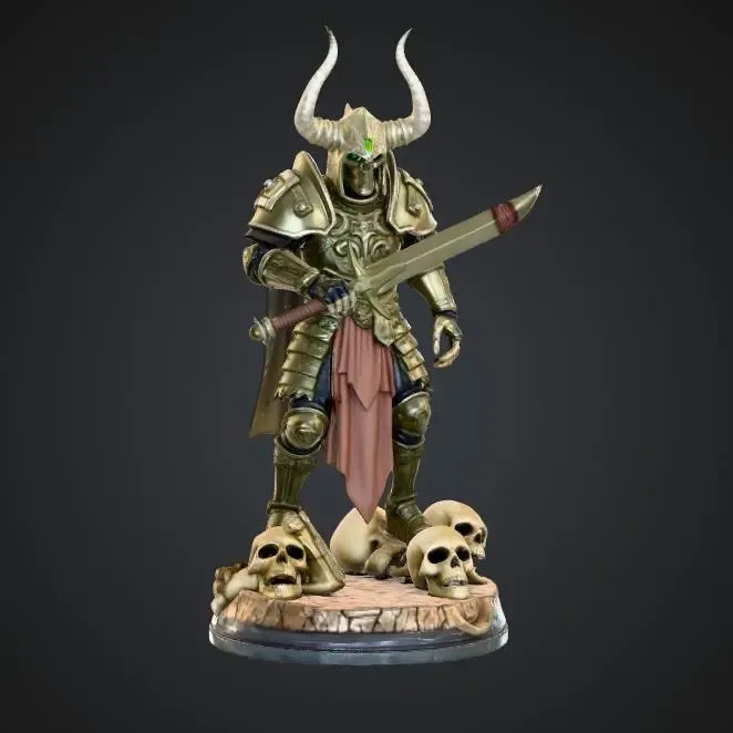 FREE Full olden armor skeleton warrior